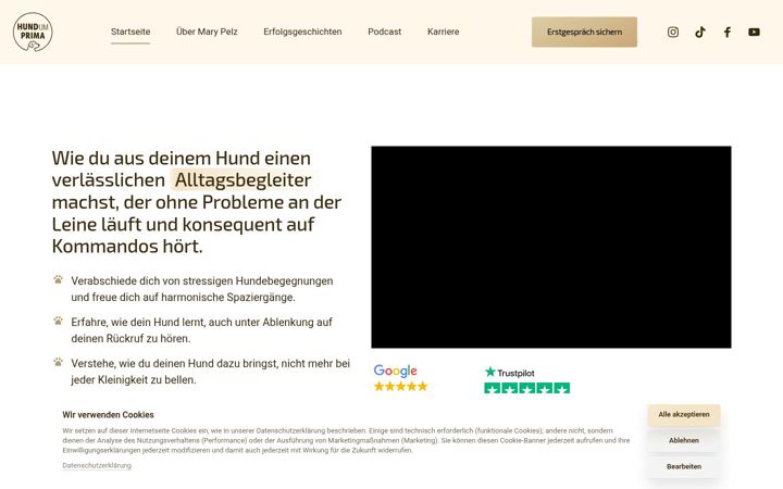 Screenshot of hundumprima.de