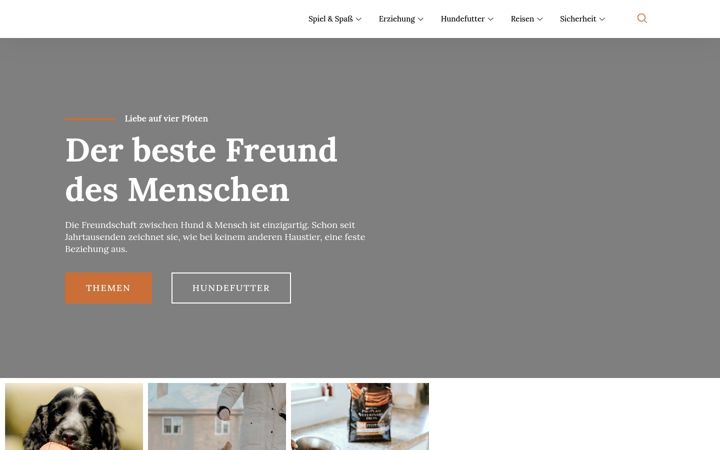 Screenshot of hundundherrl.com