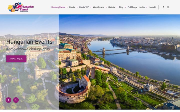 Screenshot of hungarianevents.pl