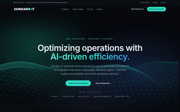 Screenshot of hungaro.it