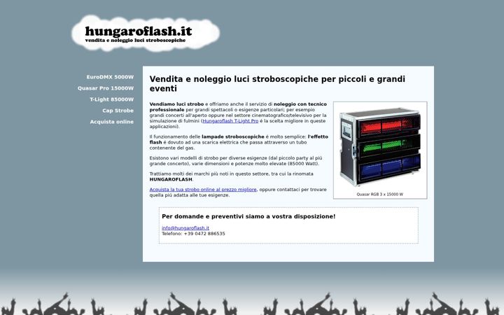 Screenshot of hungaroflash.it
