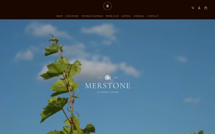 Screenshot of hungerhillvineyard.com