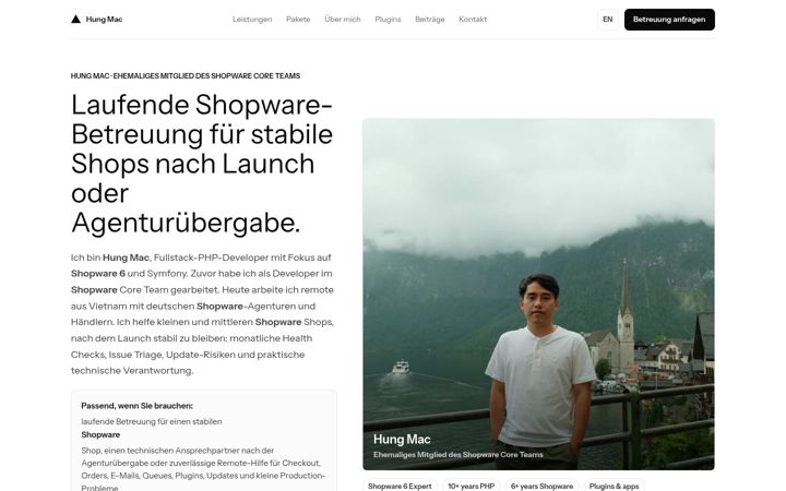 Screenshot of hungmac.com