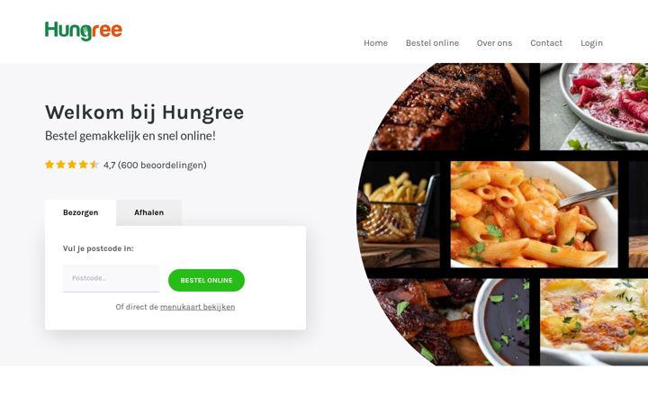 Screenshot of hungree.nl