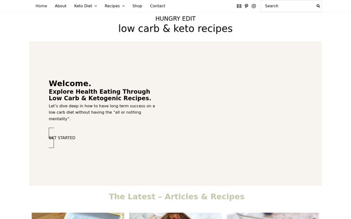 Screenshot of hungryedit.com