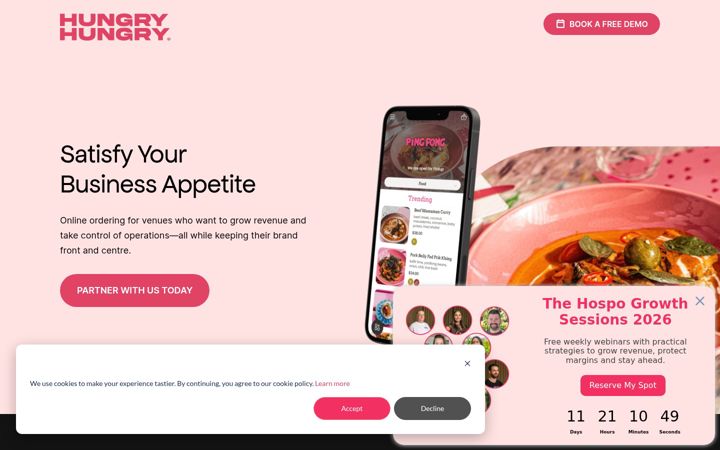 Captura de pantalla de hungryhungry.com
