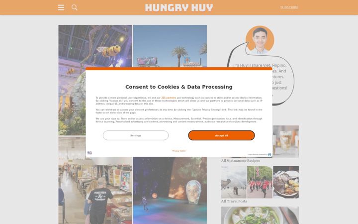 Screenshot of hungryhuy.com
