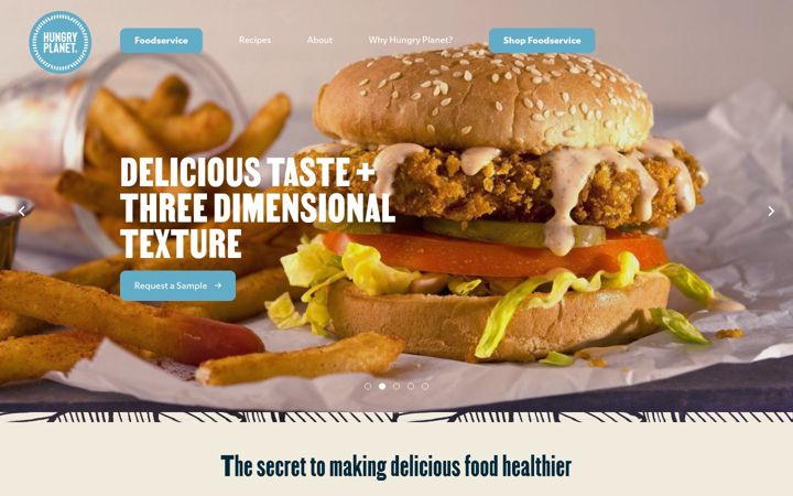 Screenshot of hungryplanetfoods.com