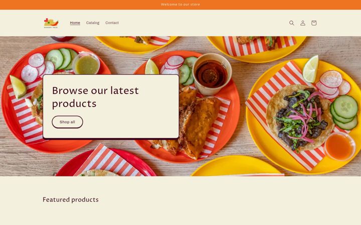 Screenshot of hungrytaco.co.uk