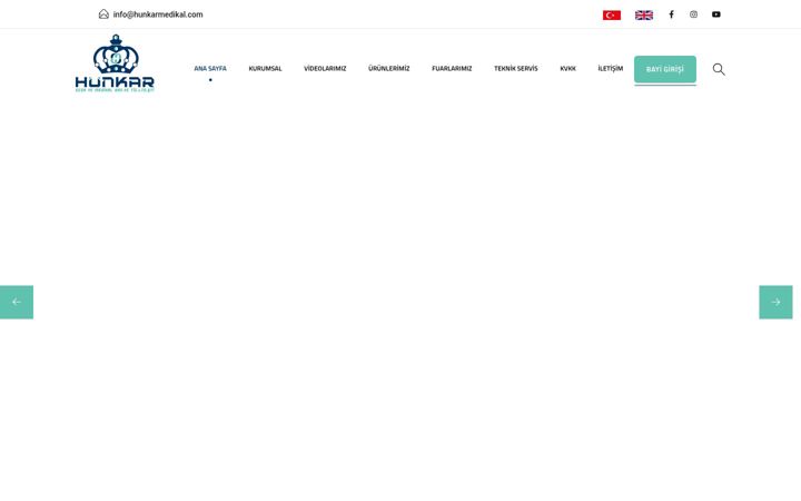 Screenshot of hunkarmedikal.com