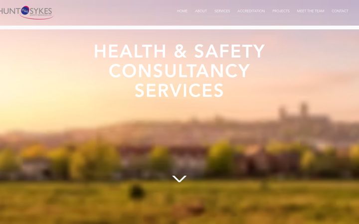 Screenshot of huntandsykessafety.co.uk