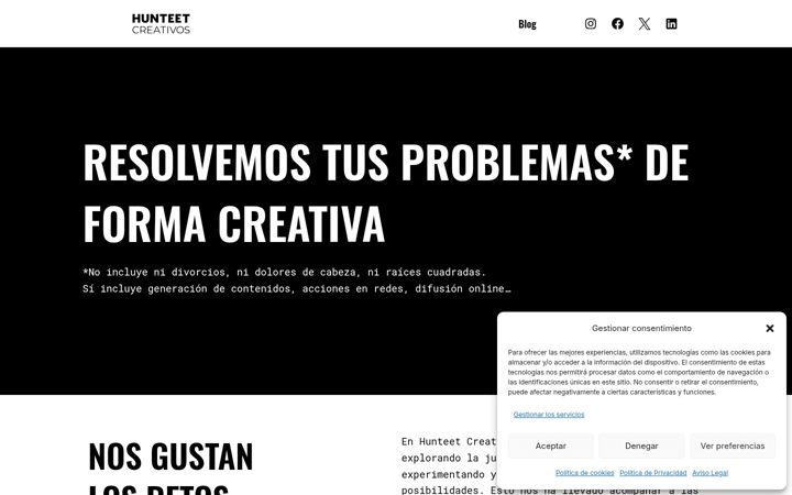 Screenshot of hunteet.com
