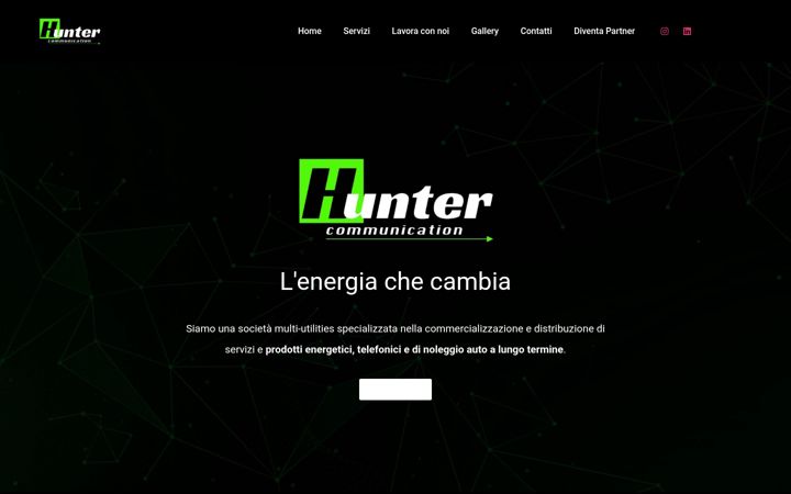 Screenshot of huntercommunication.it