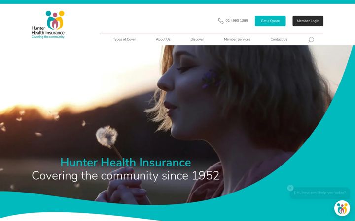 Screenshot of hunterhi.com.au