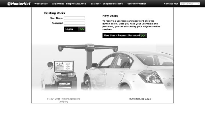 Screenshot of hunternetwork.com