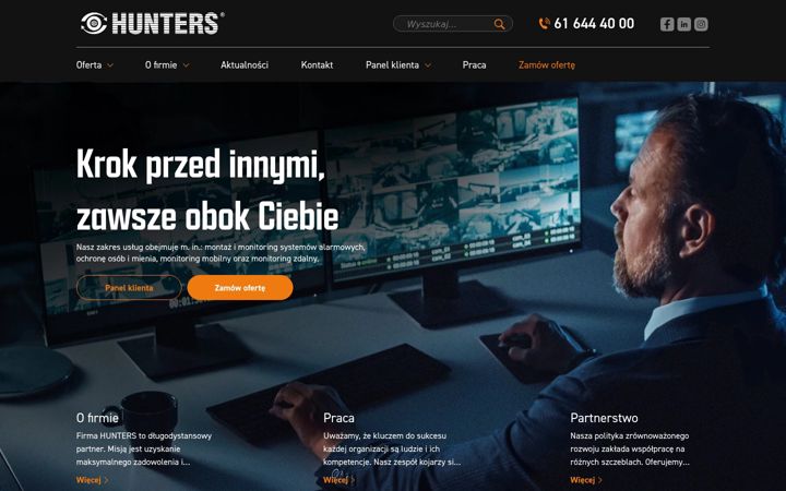 Screenshot ta' hunters.pl