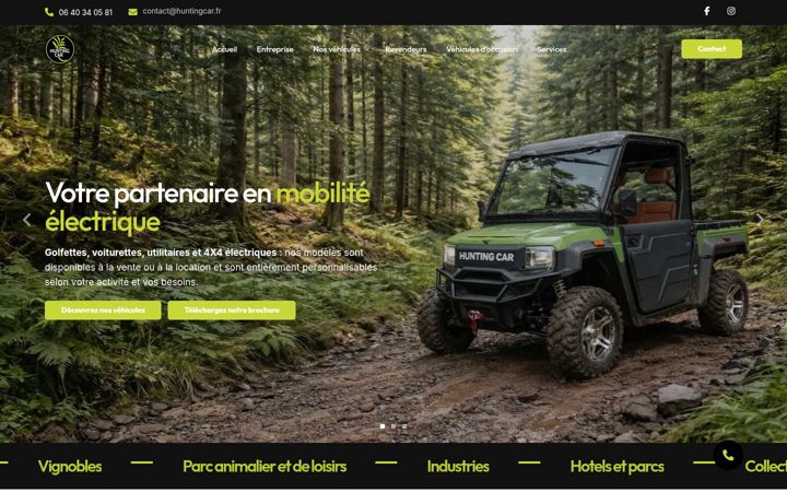 Screenshot of huntingcar.fr