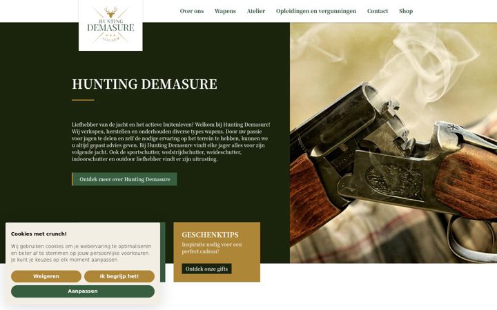 Screenshot of huntingdemasure.be