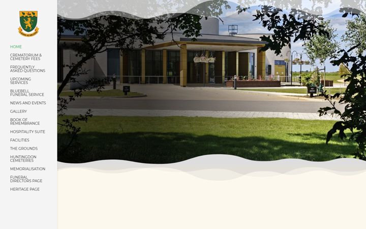 Screenshot of huntingdoncrematorium.co.uk