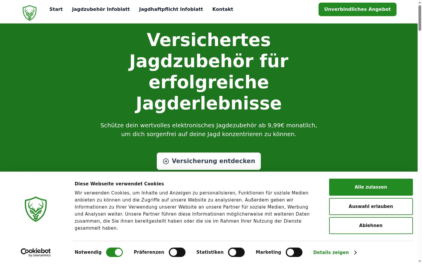 Zrzut ekranu banera zgody wyświetlanego przed jakąkolwiek interakcją