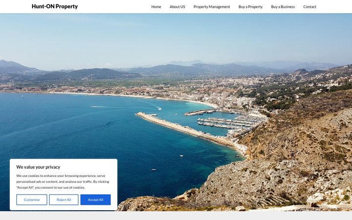 Screenshot of hunton.es