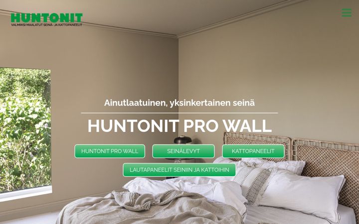 Screenshot of huntonit.fi