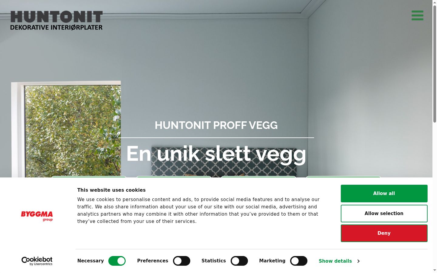 Sutikimo reklamjuostės, rodytos prieš bet kokią sąveiką, ekrano kopija