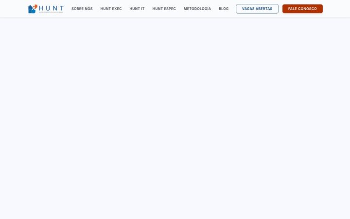 Screenshot of huntrh.com.br