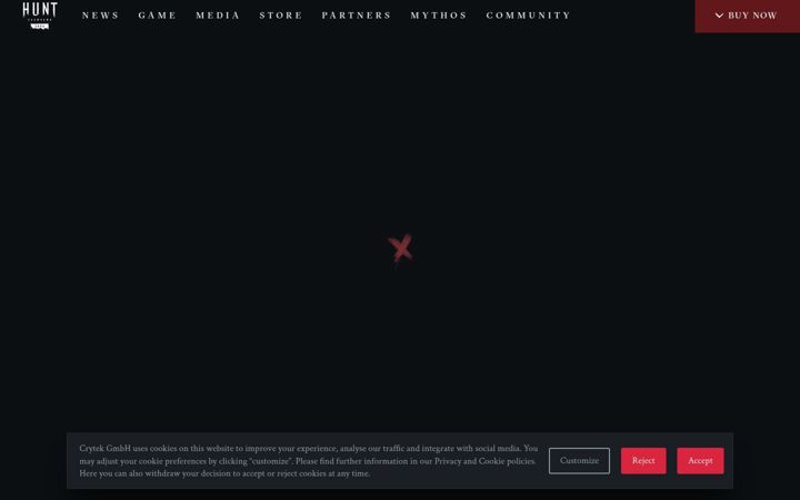 Snímek obrazovky huntshowdown.com