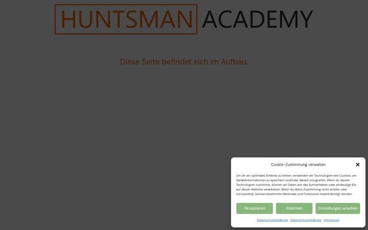 Screenshot of huntsmanacademy.de