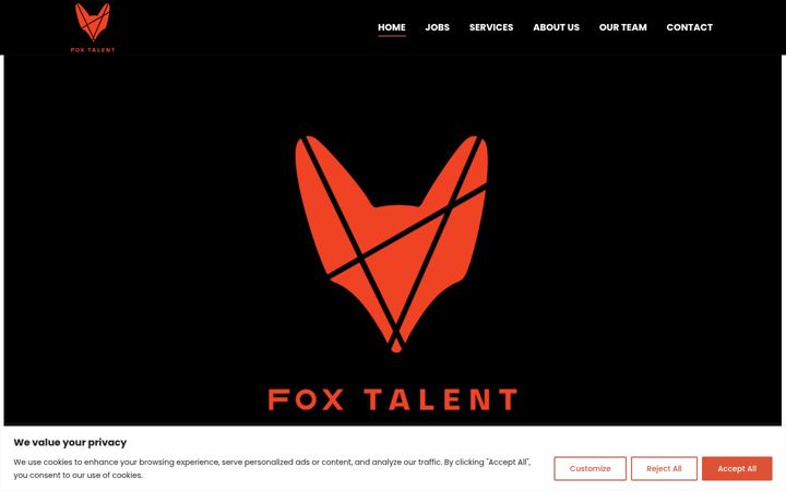 Screenshot of huntwithfox.com