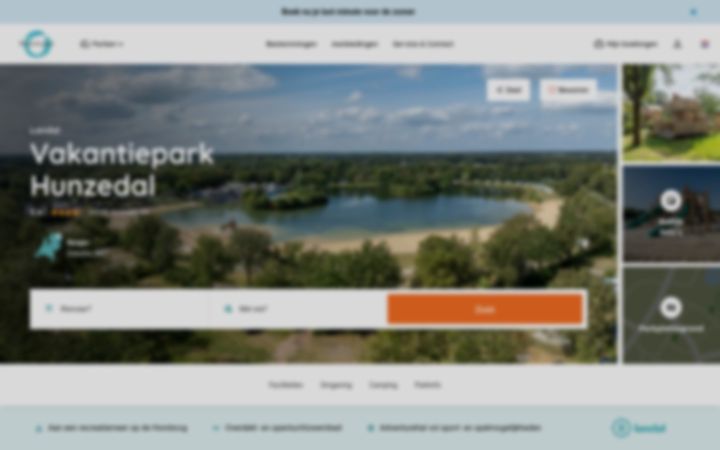 Screenshot of hunzedal.nl