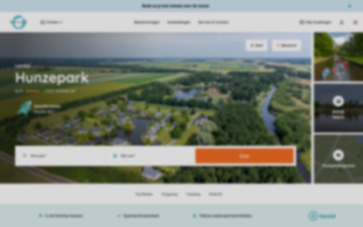 Screenshot of hunzepark.nl