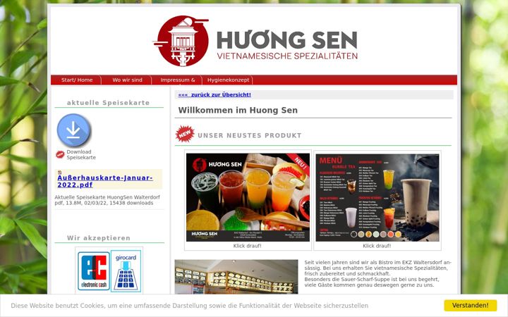 Screenshot of huongsenviet.de