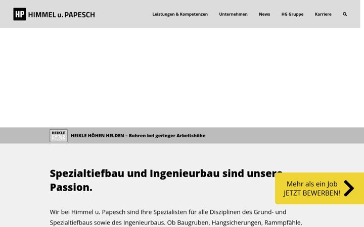 Screenshot of hup-bau.net