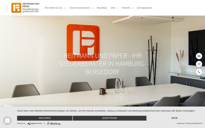Screenshot of hup-stb.de