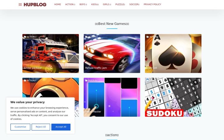 Screenshot of hupblog.com