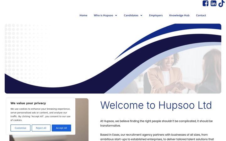 Screenshot of hupsoo.co.uk