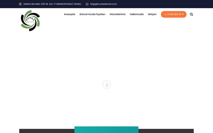 Screenshot of hurdadenizli.com