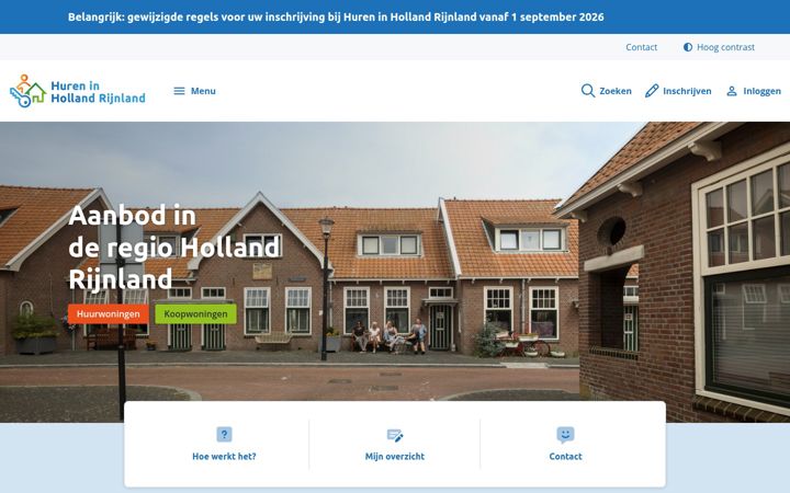 Screenshot of hureninhollandrijnland.nl
