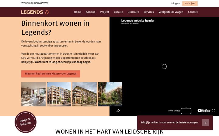 Screenshot of hureninlegends.nl