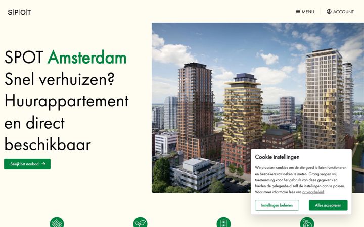 Screenshot of hureninspotamsterdam.nl