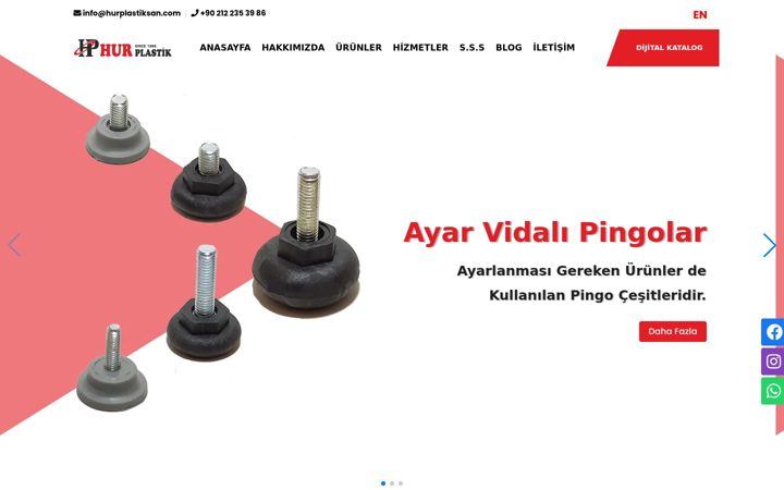 Screenshot of hurplastiksan.com