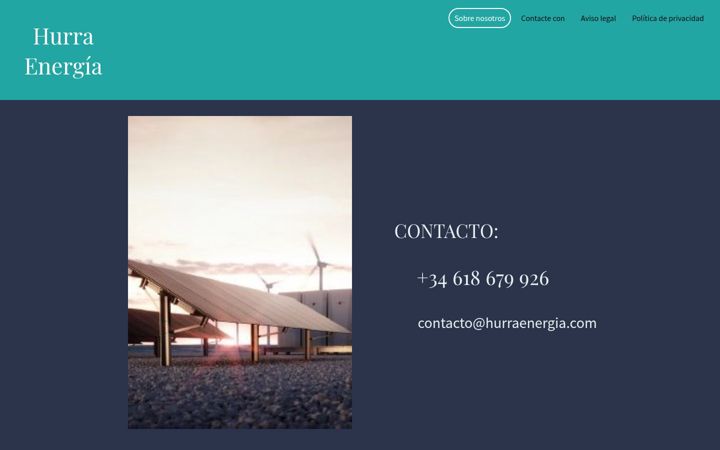 Screenshot of hurraenergia.com