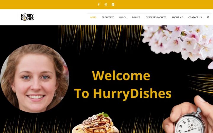 Screenshot of hurrydishes.com