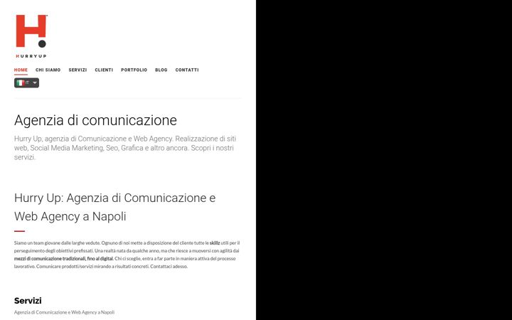 Screenshot of hurryupstudio.it