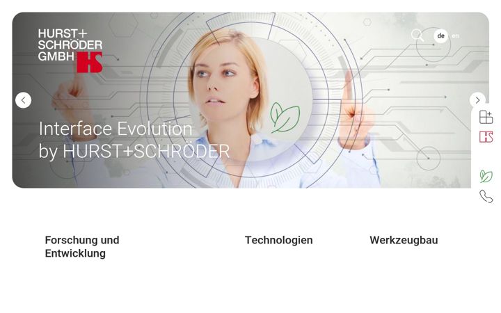 Screenshot of hurst-schroeder.de