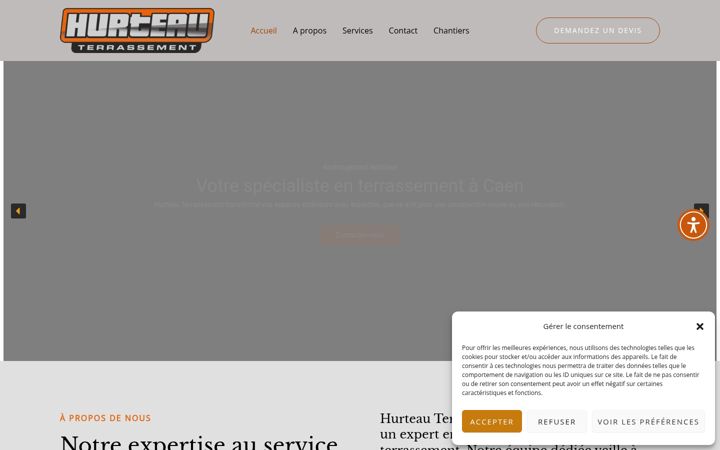 Screenshot of hurteauterrassement.fr