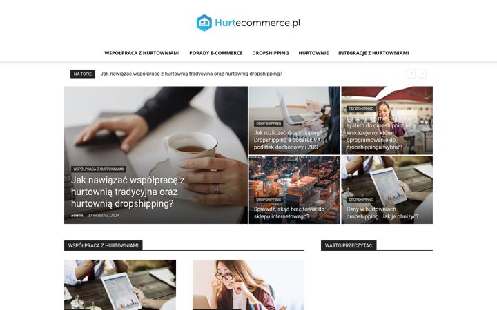 Screenshot of hurtecommerce.pl