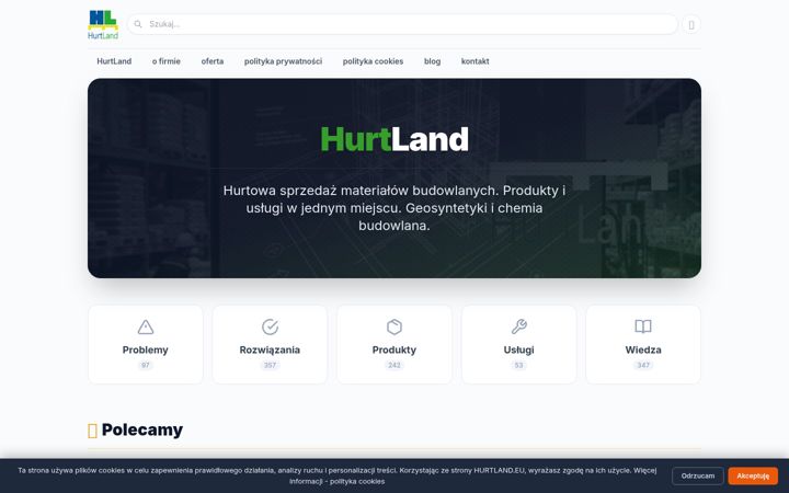 Screenshot of hurtland.eu